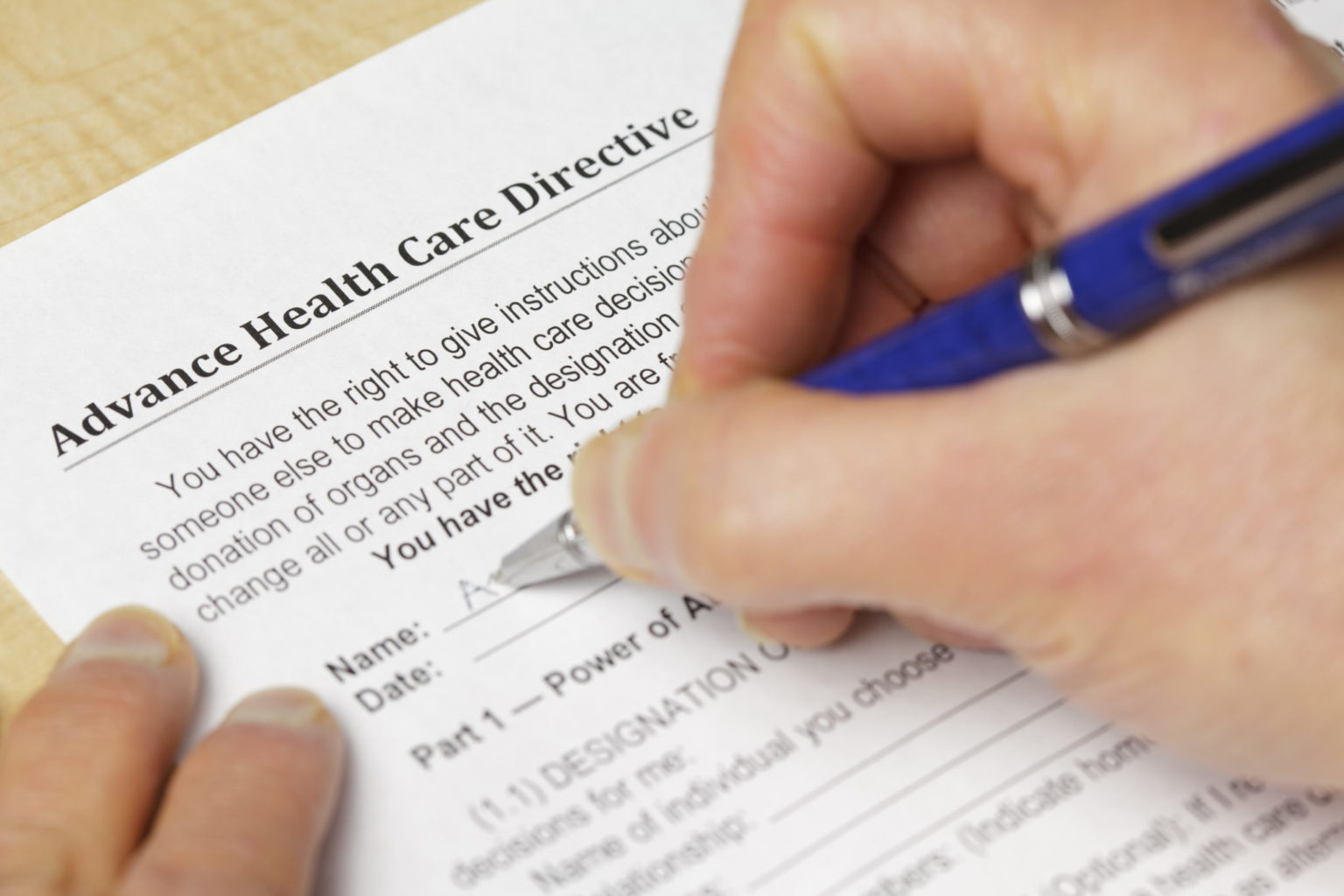 Advance directives Make your endoflife wishes known HopeHealth